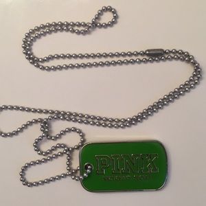 VS PINK Dog Tag Necklace